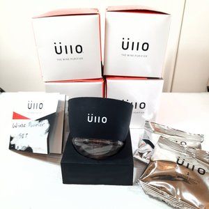 Ullo Chill Wine Purifier Aerator w/ Base & 26 Selective Sulfite Capture Filters